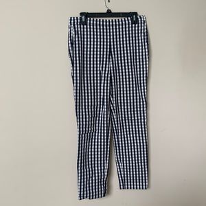 J. Crew Checkered Clue Straight Leg Trouser